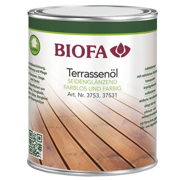 Terrassenöl farbig